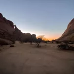 Sonnenaufgang in Spitzkoppe