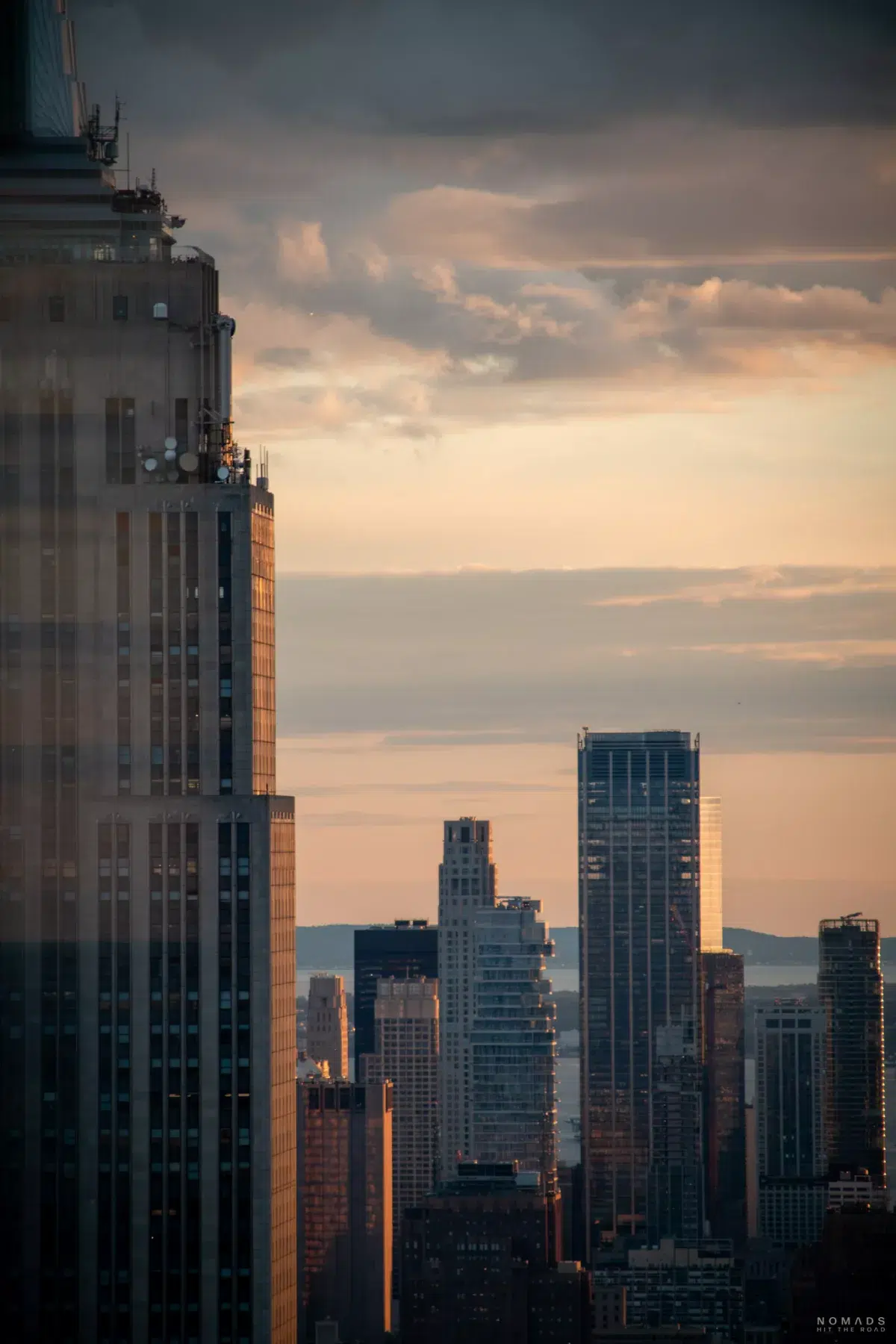 Ausblick vom Rockefeller Center auf Empire State Building