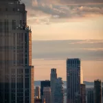 Ausblick vom Rockefeller Center auf Empire State Building