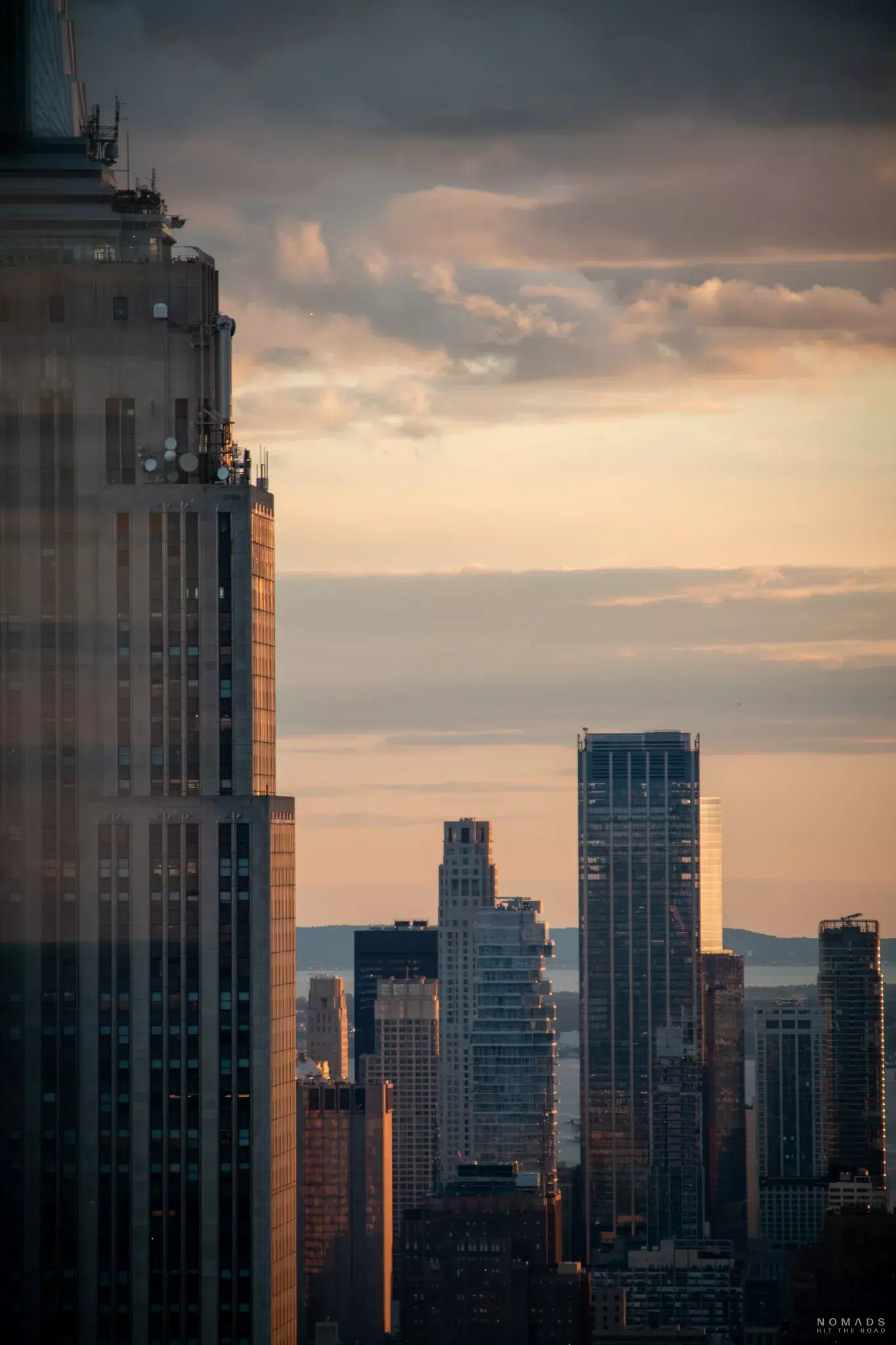 Ausblick vom Rockefeller Center auf Empire State Building