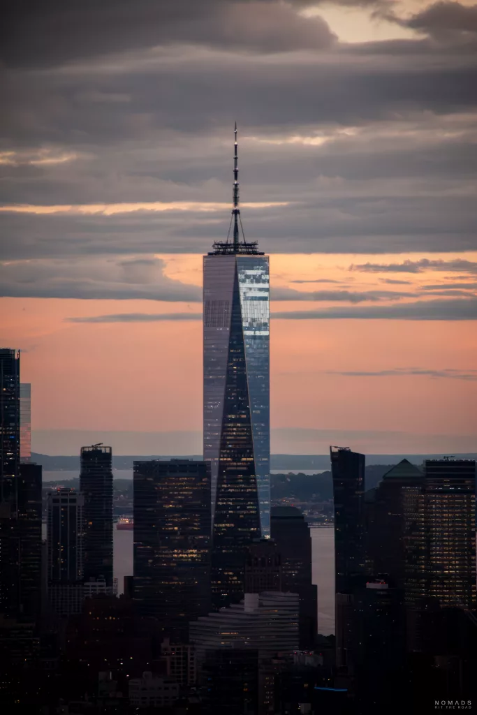 Ausblick vom Rockefeller Center auf das One World Trade Center