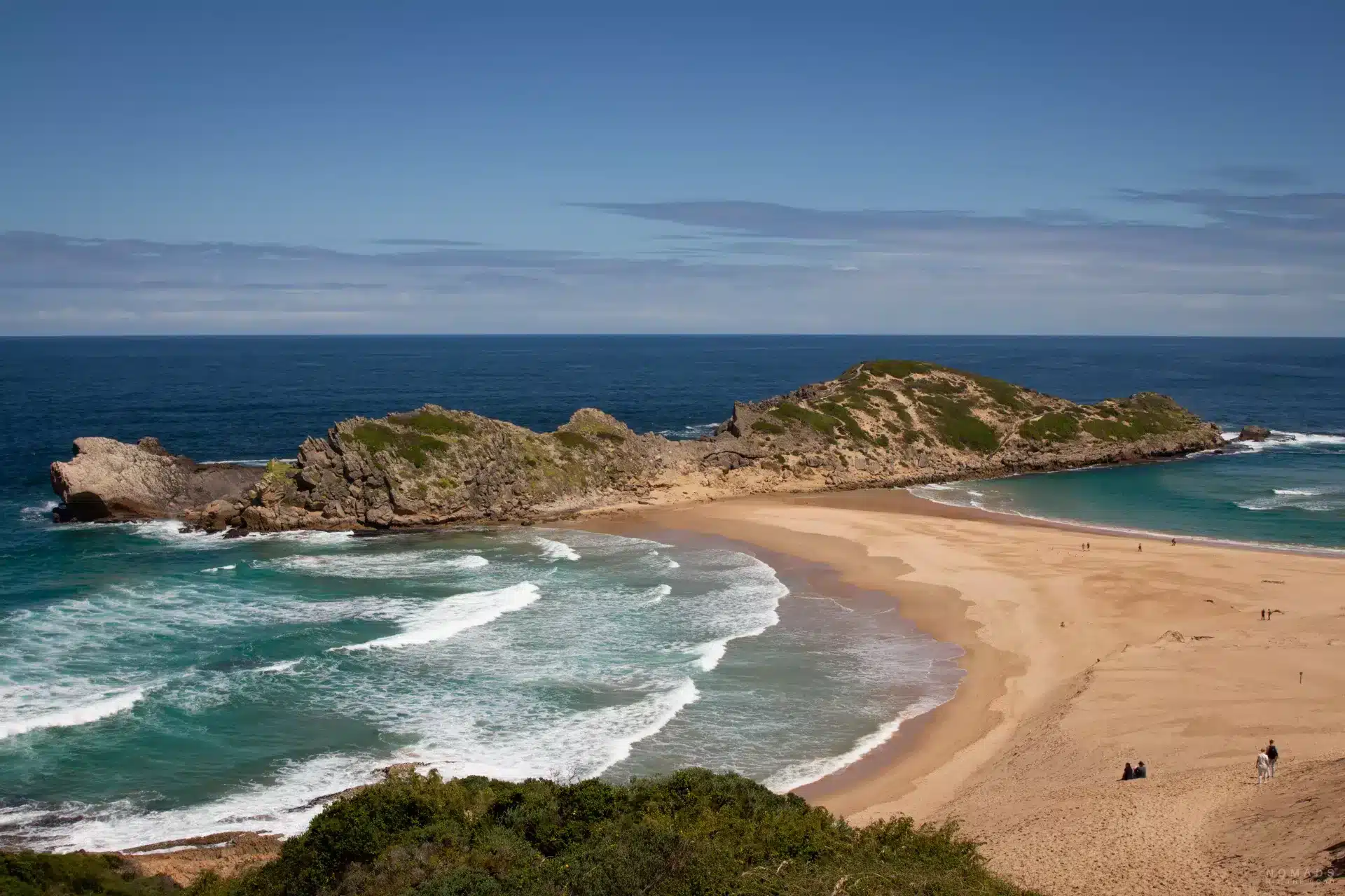 Strand und Meer bei Wanderung in Plettenberg Bay
