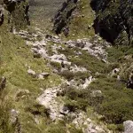 Aussichtspunkte vom Platteklip Gorge in eine Schlucht