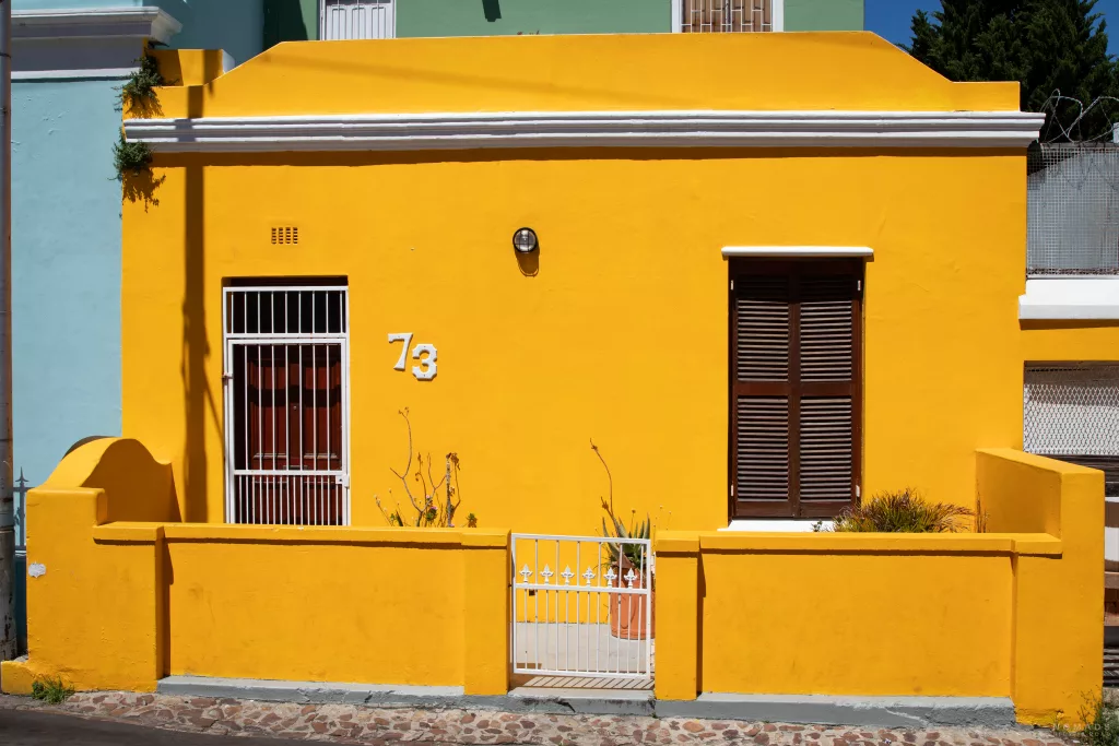 Gelbes Haus in Bo Kaap