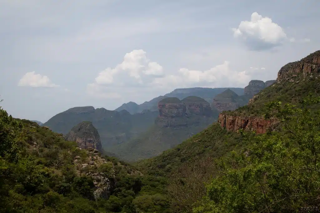 Viewpoint auf Three Rondevals und Blyde Canyon auf der Panorama Route