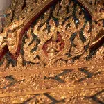 Goldene Verzierungen im Tempel
