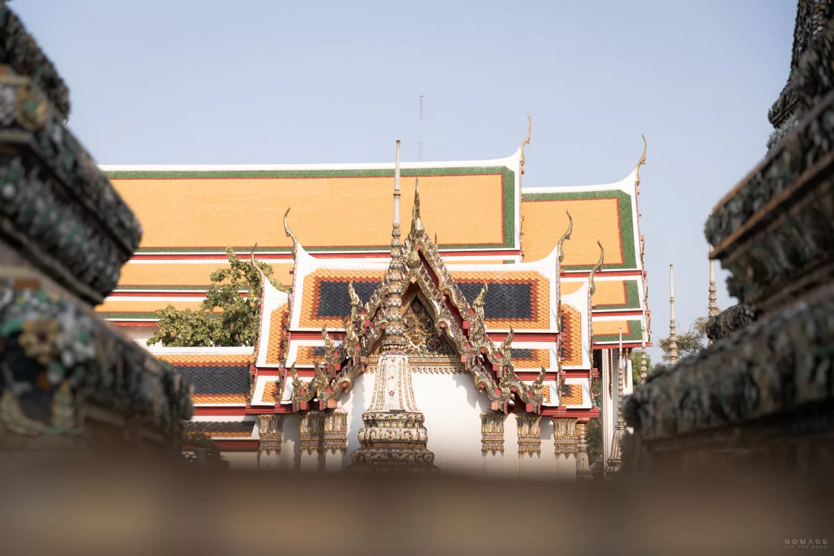 spirituelle Stätte im Wat Pho in Bangkok