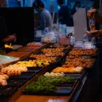 Sushi auf dem Indy Market Pinklao in Bangkok
