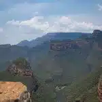 Blick von oben auf den Blyde River Canyon auf der Panorama Route
