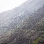 Landschaft des Hai Van Pass und seine Straßen durch den Dschungel