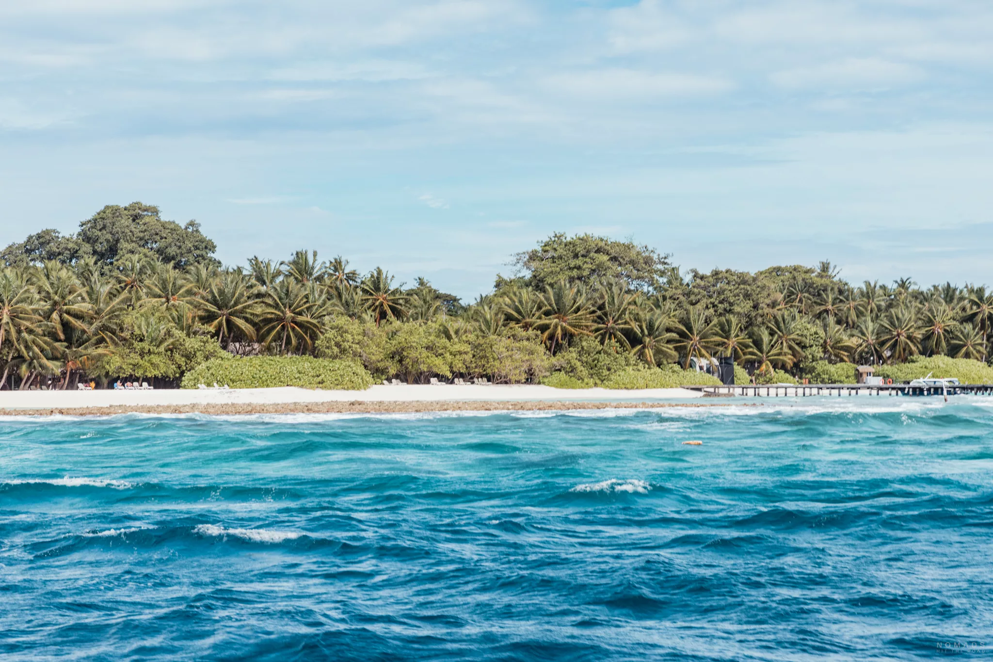 Meer, Strand und Palmen auf den Malediven