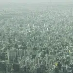 Panoramablick von oben auf Tokio vom Tokyo Skytree