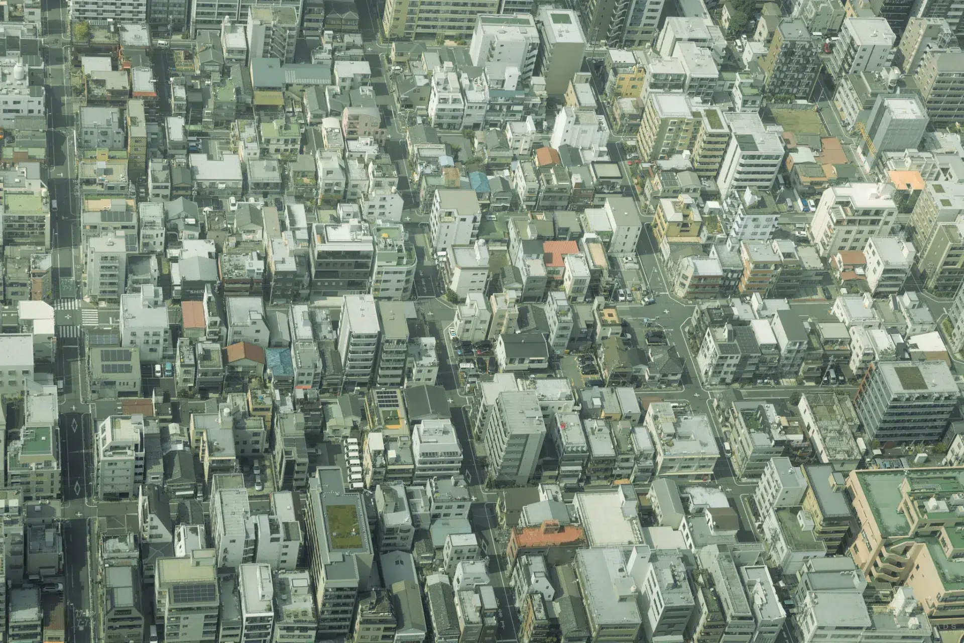 Panoramablick von oben auf Tokio vom Tokyo Skytree