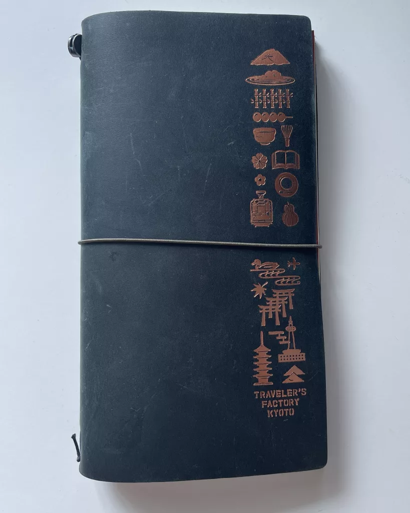 Notebook aus Kyoto für Stempel Sammeln in Japan und Erinnerungen