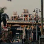 Haupteingang an den Batu Caves in Kuala Lumpur