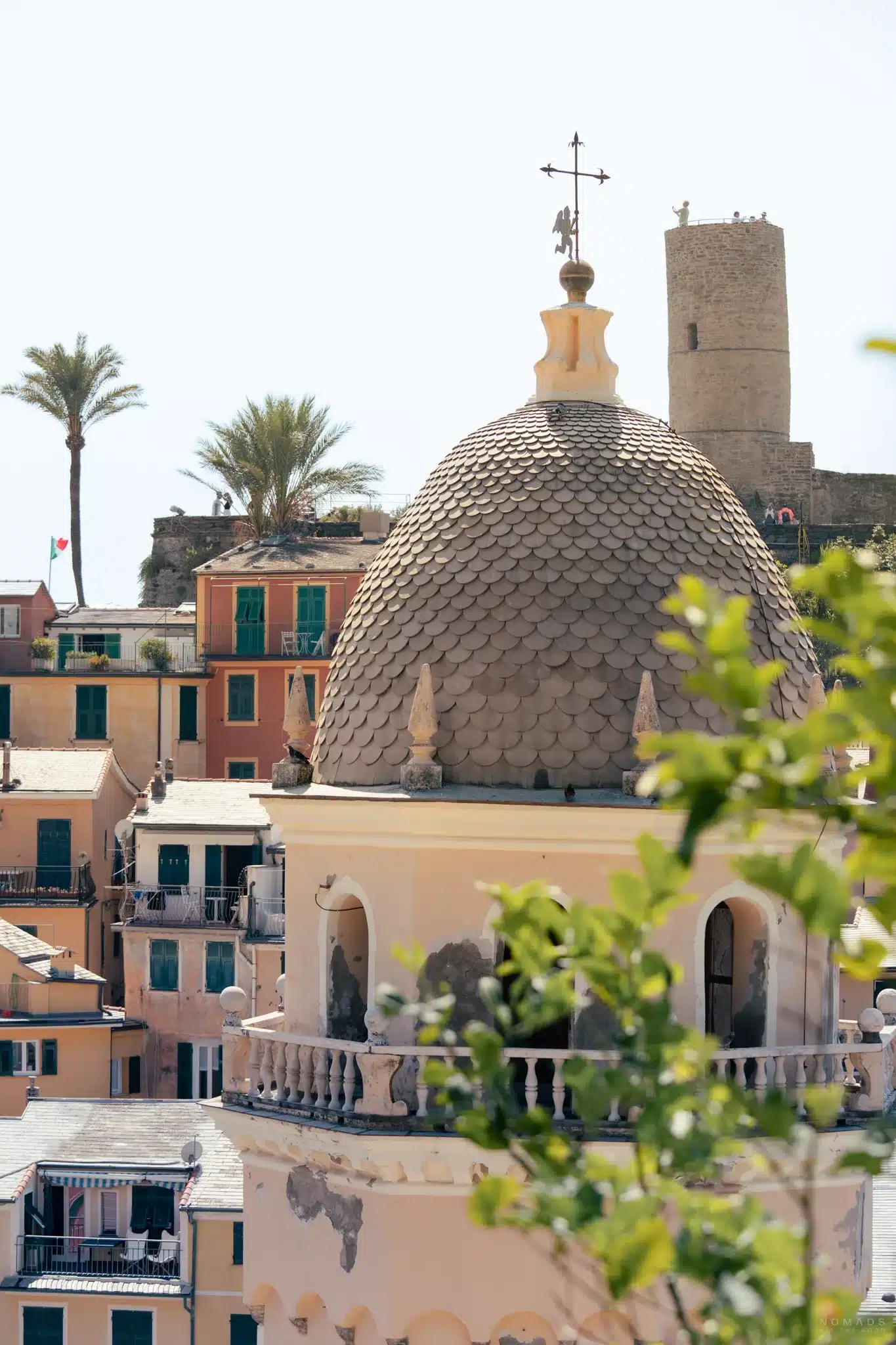 Kirchenkuppel in Vernazza