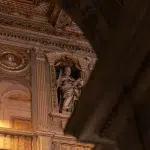 Skulptur in der Basilika Santi Silvestro e Martino ai Monti in Rom Italien