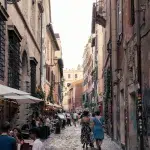 Gasse im hippen Viertel Trastevere