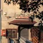 Haustür eine geschlossenen Bottega