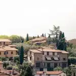 Gebäude in San Quirico d'Orcia im Val d'Orcia