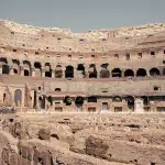 Mauern und Arena in Rom
