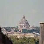 Blick auf die Kuppel des Petersdom