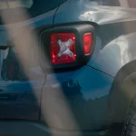 Rücklichter vom Mietwagen