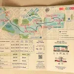 Karte mit Routen und Preisen der Fähren von Aquabus