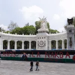 Monumento a Benito Juárez im Alameda Central Park – historische Sehenswürdigkeit im Centro Histórico von Mexiko-Stadt