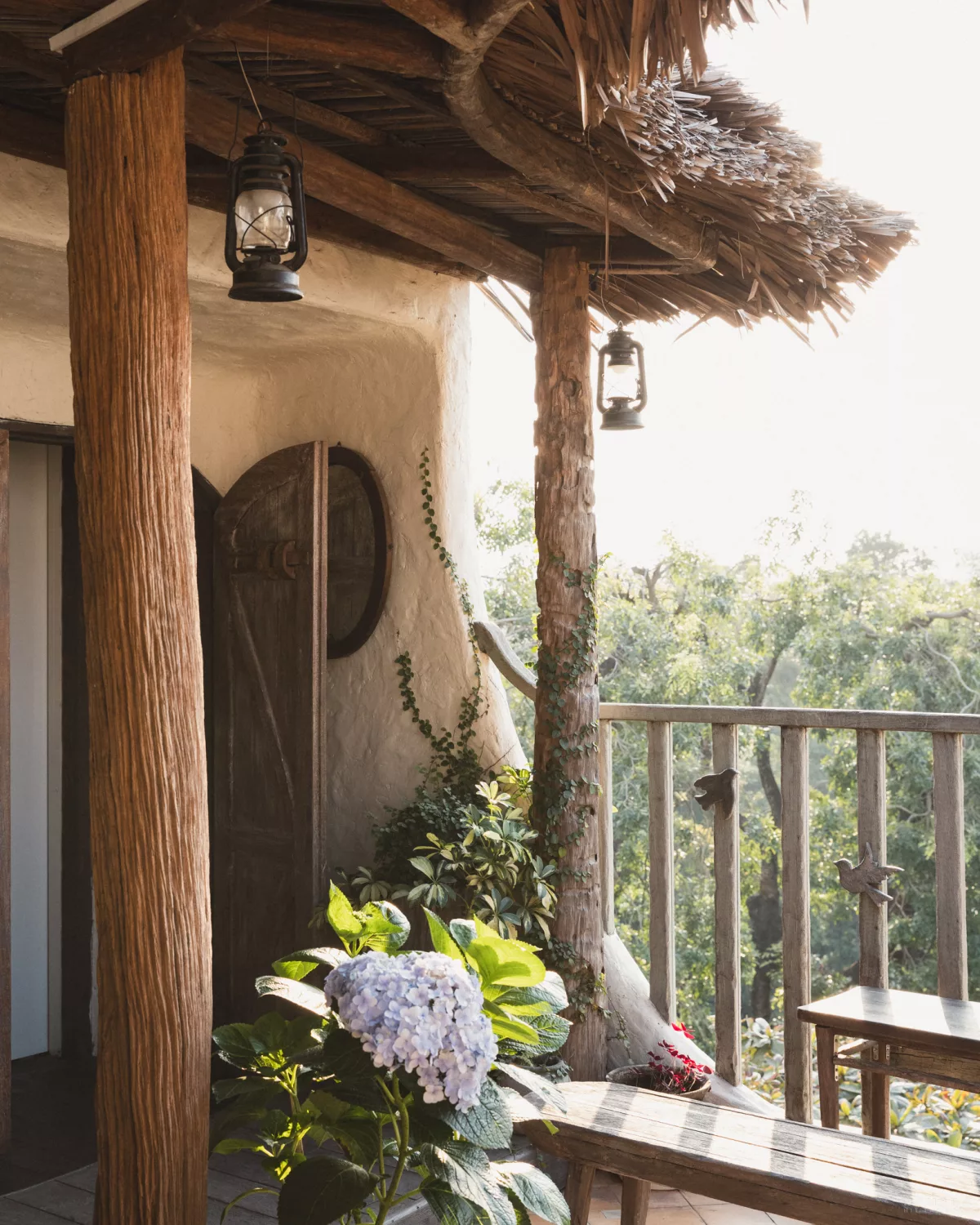 Dachterrasse des Giao Mùa Coffee in der Altstadt von Hanoi