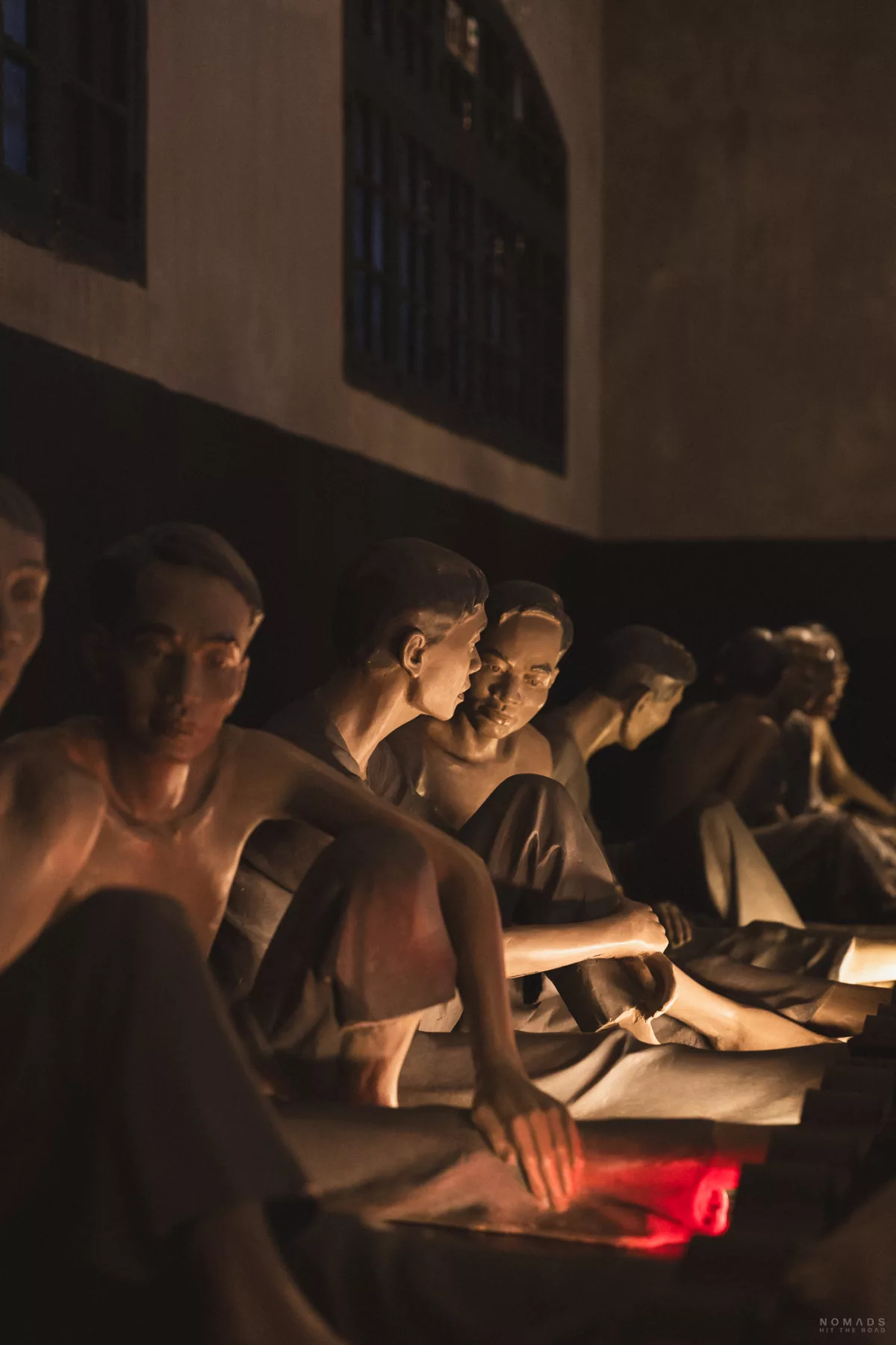 Statuen im Hoa Lo Prison in Hanoi