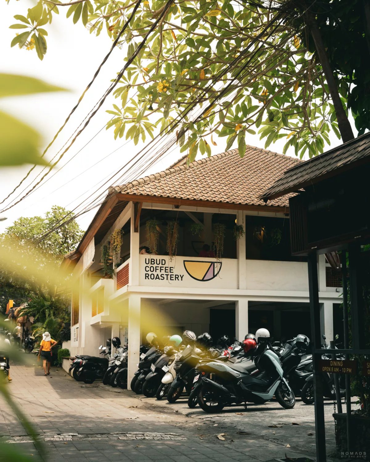 Ubud Coffee Roastery Gebäude in der Jl Goutama