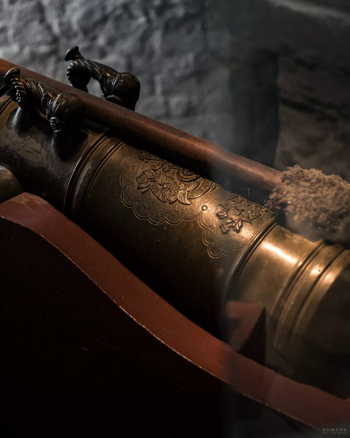 Alte Kanone im Museum der Festung Kristiansten
