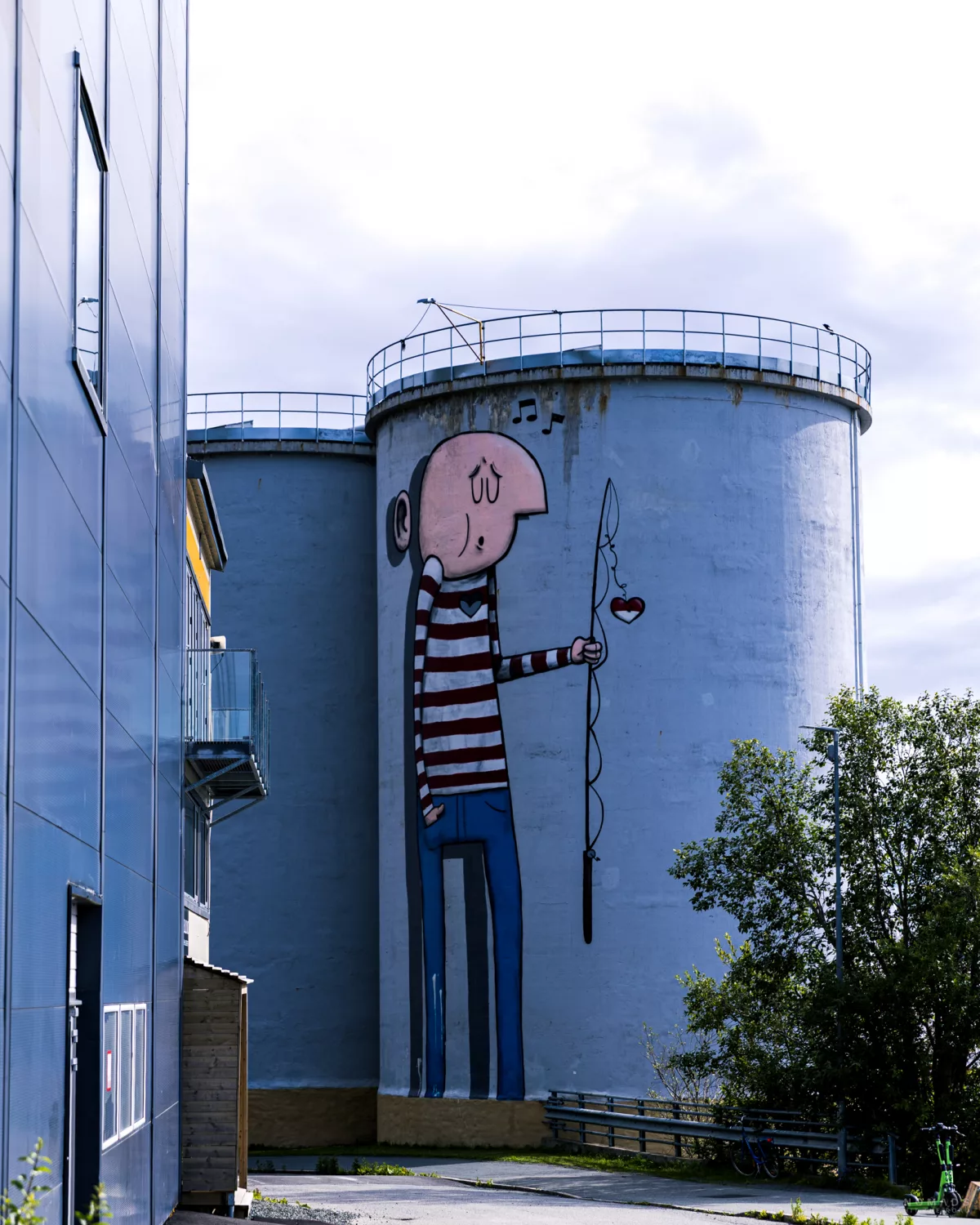 Street Art an einem Gebäude