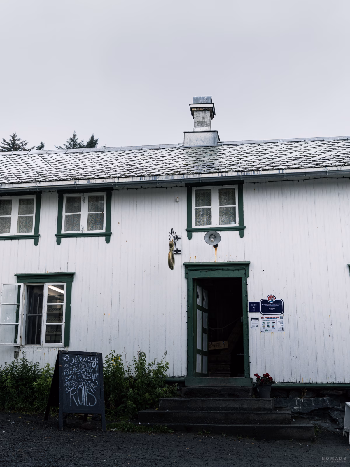Eingang der Bäckerei Bakeriet på Å